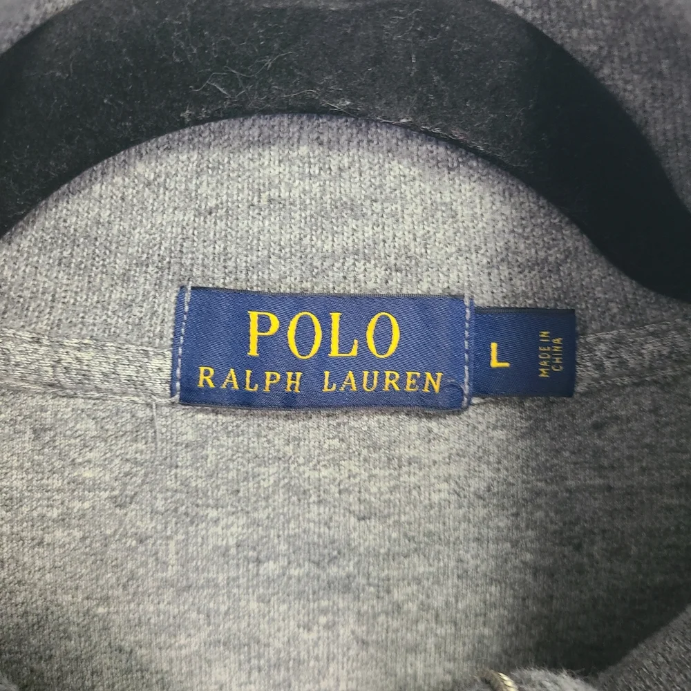 Polo by‎ Ralph Lauren Gray Quarter-Zip Sweater